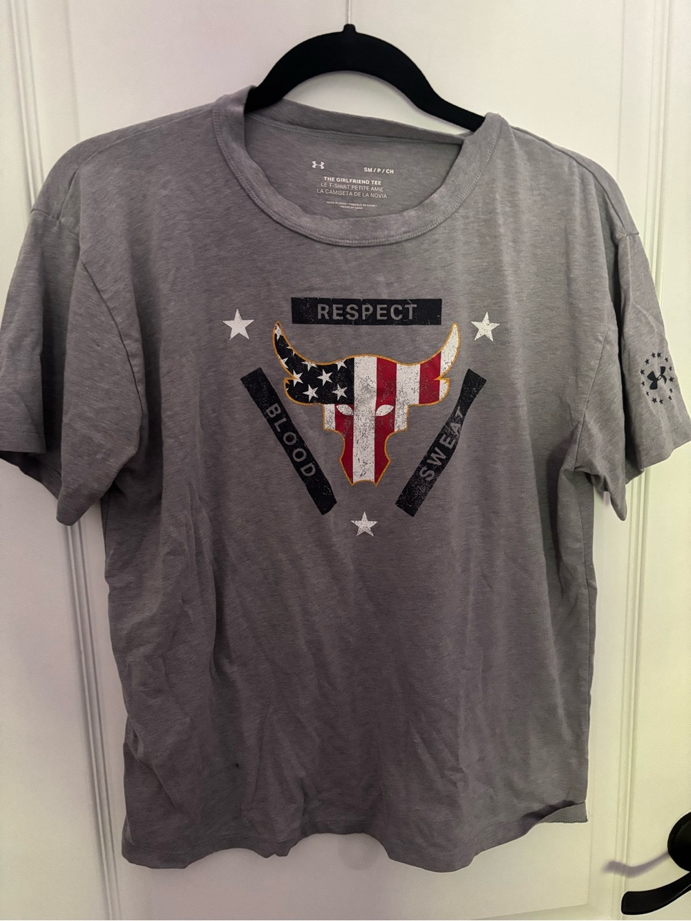 Under Armour women’s Gray 'Respect' Graphic Tee